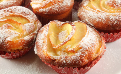 Fahéjas-almás muffin 