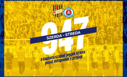  DAC-Slovan: Van még, de szépen fogy a belépő!