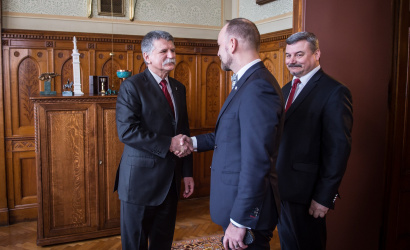 Nagyszombat megye küldöttsége a magyar parlamentben
