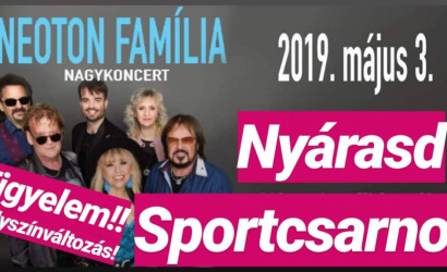 Helyszínváltozás – nem Dunaszerdahelyen lesz a koncert