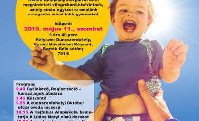 Dunaszerdahelyen is magasba emelhetjük gyermekeinket
