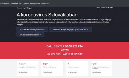 Magyarul is elérhető a szlovákiai koronavírus-helyzettel foglalkozó kormányoldal
