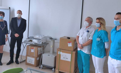 Két lélegeztetőgéppel gazdagodott a dunaszerdahelyi kórház