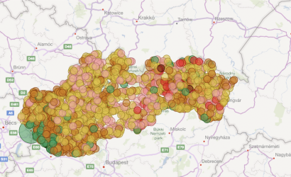 Térképre tették a települések átoltottsági adatait