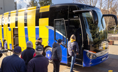 Videón a DAC új csapatbusza