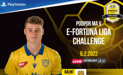 A pályákról a Playstation elé, vasárnap indul az e-Fortuna Liga Challenge