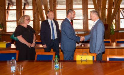 Először látogatott városunkba Jindřichův Hradec új polgármestere