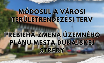 Módosul a Városi Területrendezési Terv