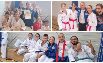 Nyolc egyéni, egy csapatérmet hoztak Pozsonyból az IPPON Karate Klub tagjai