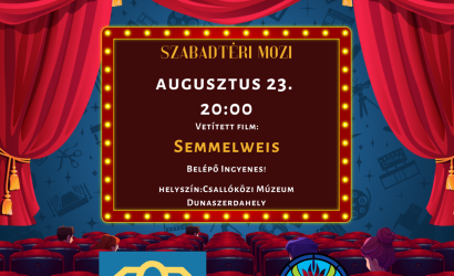 Szabadtéri mozizás a Csallóközi Múzeum kertjében