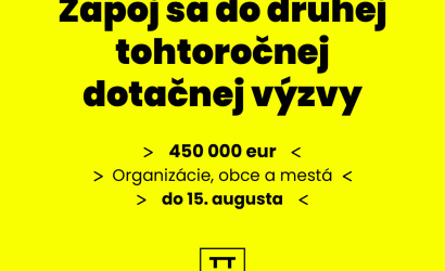 Kivételes, régiókon átívelő ötletek ismét támogatásban részesülhetnek – 450 ezer euró áll rendelkezésre a Nagyszombat Megyei Fejlesztési Alapban