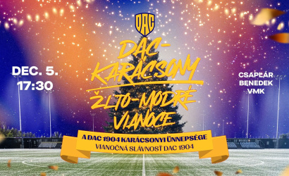Kövesse élőben a XII. DAC-karácsony ünnepséget!