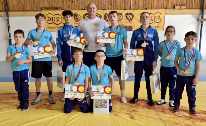 Sikeresen szerepelt a Gaál Wrestling Team a trencséni nemzetközi birkózóversenyen