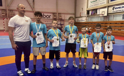A Gaál Wrestling Team sikere a báni nemzetközi birkózóversenyen