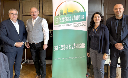 Az Egészséges Városok Kárpát-medencei Egyesülete közgyűlésén járt városunk küldöttsége