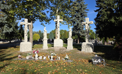 Megújult a dunaszerdahelyi temetői Kálvária – ma délután áldják meg a felújított szoborcsoportot