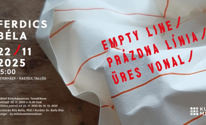 Üres vonal - Ferdics Béla önálló kiállítására hívja az érdeklődőket