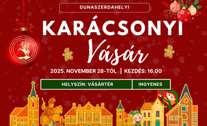November 28-ától indul a Dunaszerdahelyi Karácsonyi Vásár – négy adventi hétvégén át vár a város legszebb ünnepi forgataga