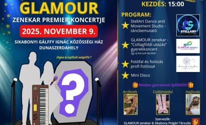 Zene, tánc és csillogás vár mindenkit – jön a GLAMOUR zenekar premier koncertje!