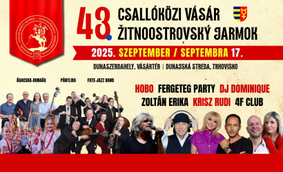 Szerdán indul a 43. Csallóközi Vásár – mutatjuk az aznapi programokat!
