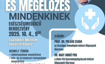 Az egészség a jövőnk – Tudás és megelőzés mindenkinek – konferencia Dunaszerdahelyen