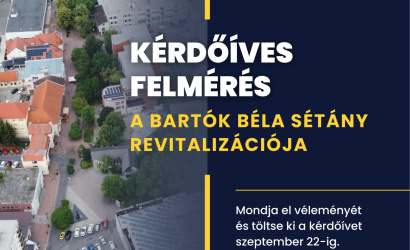 Ön is beleszólhat a Bartók Béla sétány jövőjébe!