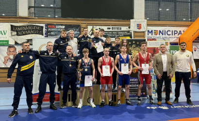 Hegedűs Attila duplázott – két bajnoki cím az U17-es szlovák birkózó bajnokságon