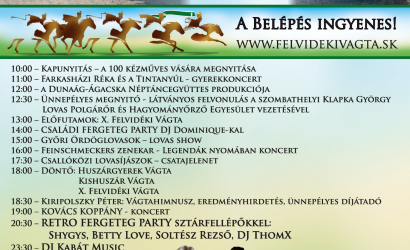 10 éve együtt vágtat a Felvidék – Július 4-én Dunaszerdahelyen jubileumot ünnepel a Felvidéki Vágta 