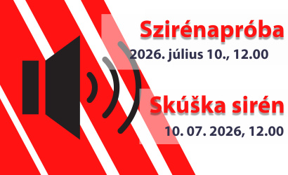 Pénteken szirénapróba