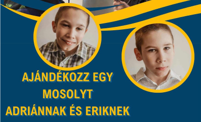 Ajándékozz egy mosolyt Adriánnak és Eriknek