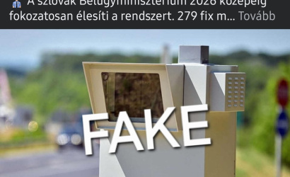 A Belügyminisztérium állásfoglalása az új, közlekedési szabályok betartását ellenőrző berendezésekről szóló valótlan információkkal kapcsolatban