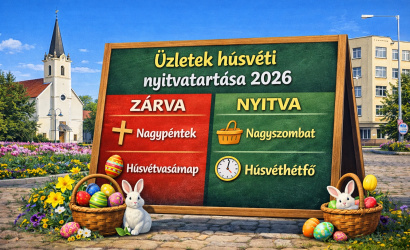 Így alakul az üzletek nyitvatartása Dunaszerdahelyen húsvétkor 2026-ban