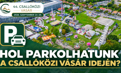 Vásárinfók: Hol parkolhatunk a 44. Csallóközi Vásár idején?