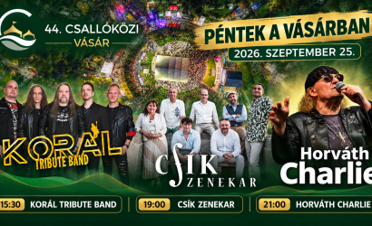 Egészség, családi élmények és Charlie – gazdag programmal érkezik a vásár péntekje