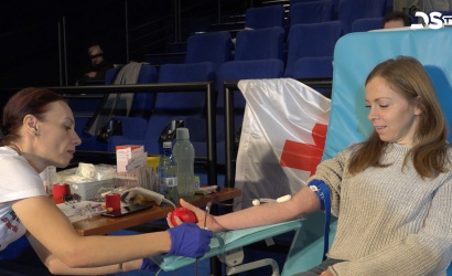 Embedded thumbnail for Ezúttal ötvenöten adtak vért a hagyományos rendezvényen