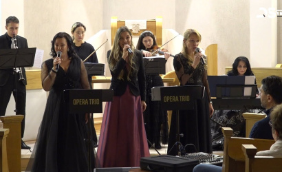 Embedded thumbnail for Az Opera Trió a református templomban teremtett ünnepi hangulatot