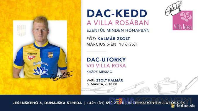 DAC-kedd a Villa Rosában!