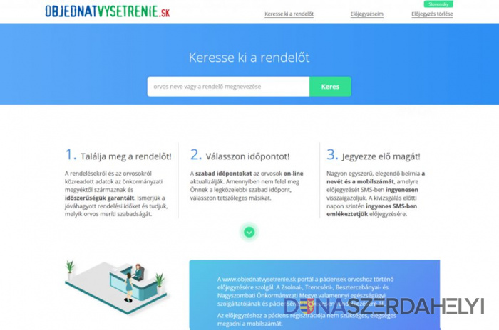 Fotó: TTSK Könnyebb lesz az orvoshoz történő előjegyzés
