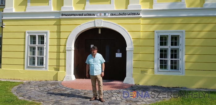Nagy Iván, a Csallóközi Múzeum igazgatója (Nagy Attila felvétele) Egyelőre a digitális térben születnek a kiállítások