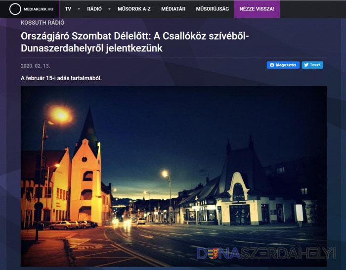 Dunaszerdahelyről jelentkezik az Országjáró