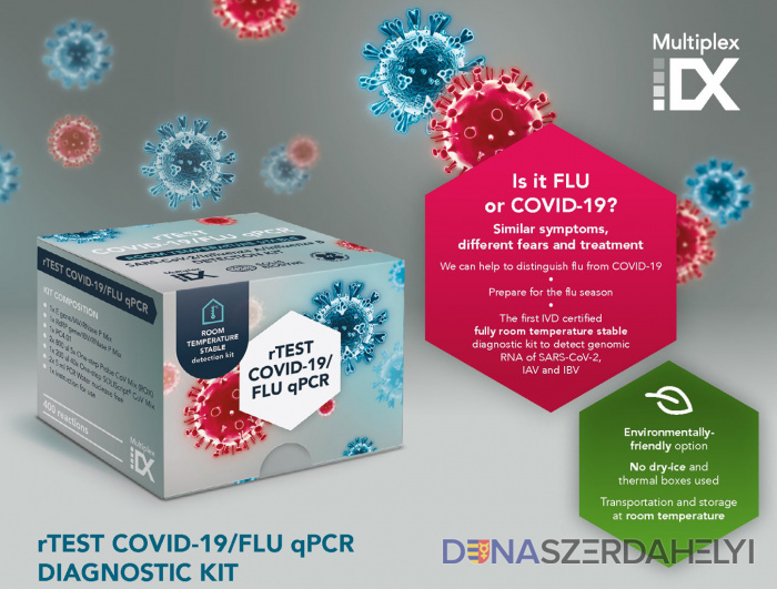 forrás: Facebook / MultiplexDX International Szlovák fejlesztésű teszt a COVID-19 és az influenza megkülönböztetésére