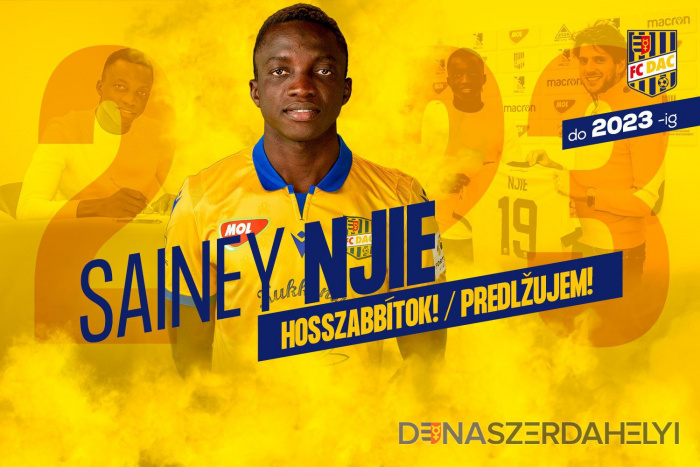 Sainey Njie bizonyított és szerződést hosszabbított