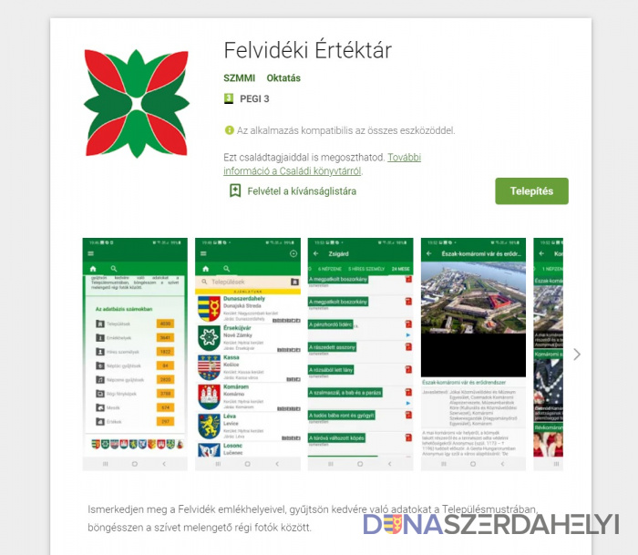 Elérhető a Felvidéki Értéktár applikáció