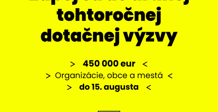 Kivételes, régiókon átívelő ötletek ismét támogatásban részesülhetnek – 450 ezer euró áll rendelkezésre a Nagyszombat Megyei Fejlesztési Alapban
