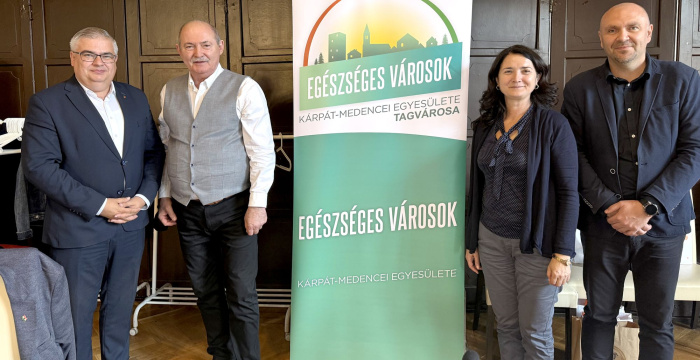 Az Egészséges Városok Kárpát-medencei Egyesülete közgyűlésén járt városunk küldöttsége