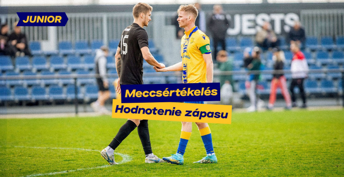 Edzői értékelés a DAC Junior - Galánta (1:1) mérkőzés után