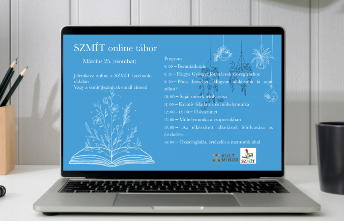 Online mentortábort szervez a SZMÍT