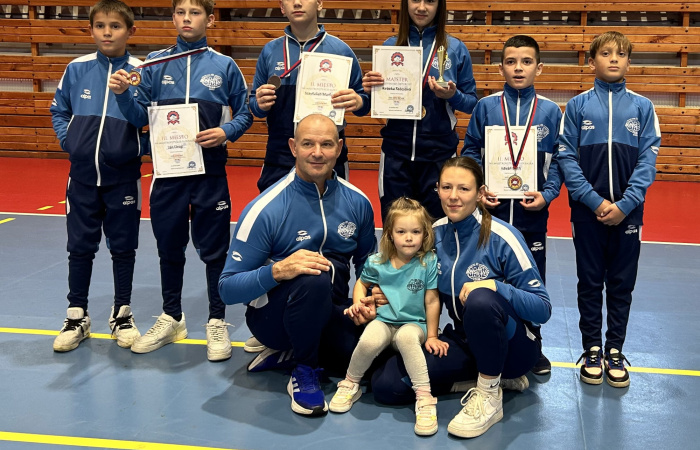 Újoncok az U13-as birkózó szlovák bajnokság dobogóján!