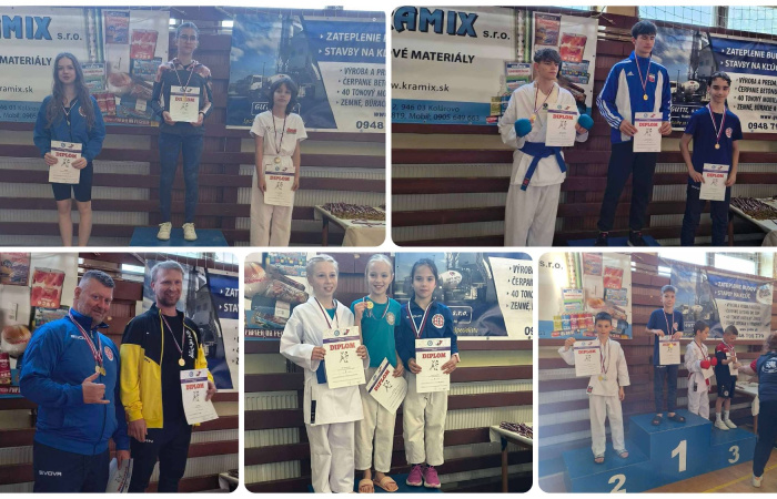 Tizenkilenc érmet gyűjtöttek Gútán az IPPON Karate Klub versenyzői