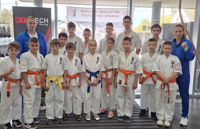 Jól szerepelet a Seishin Karate Klub a répcelaki Rakurai Kupán
